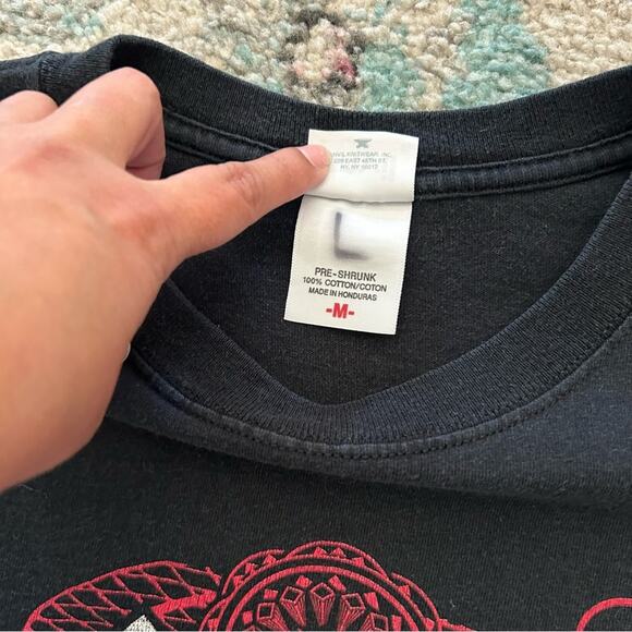 Vtg ac/dc band tour tee 08” 09” size medium - Picture 6 of 13